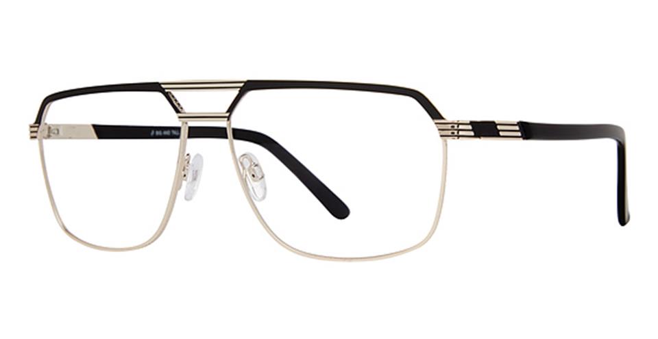 A pair of stylish and durable Big And Tall 24 glasses with a black frame by Vivid.