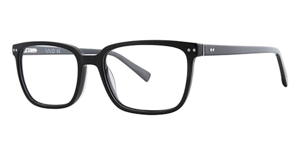 A black CompuSpecs 914 eyeglasses with silver rims by Vivid.