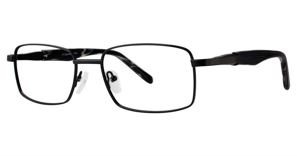 The Vivid Expressions 1079 eyeglasses feature a sleek black frame complemented by sporty acetate temples for added durability. With a spring hinge skull design, these eyeglasses provide both style and comfort in perfect harmony.