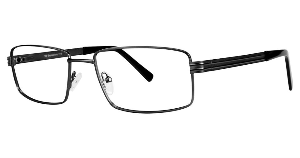 The Vivid Expressions 1119 eyeglasses feature high-quality metal frames in a sleek black finish. With a spring hinge design, these glasses promise comfort and durability.