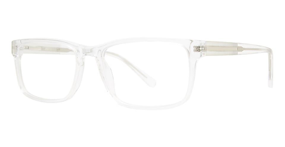 A pair of Big And Tall 21 eyeglasses by Vivid crafted from durable plastic with a spring hinge skull for extra comfort and flexibility.