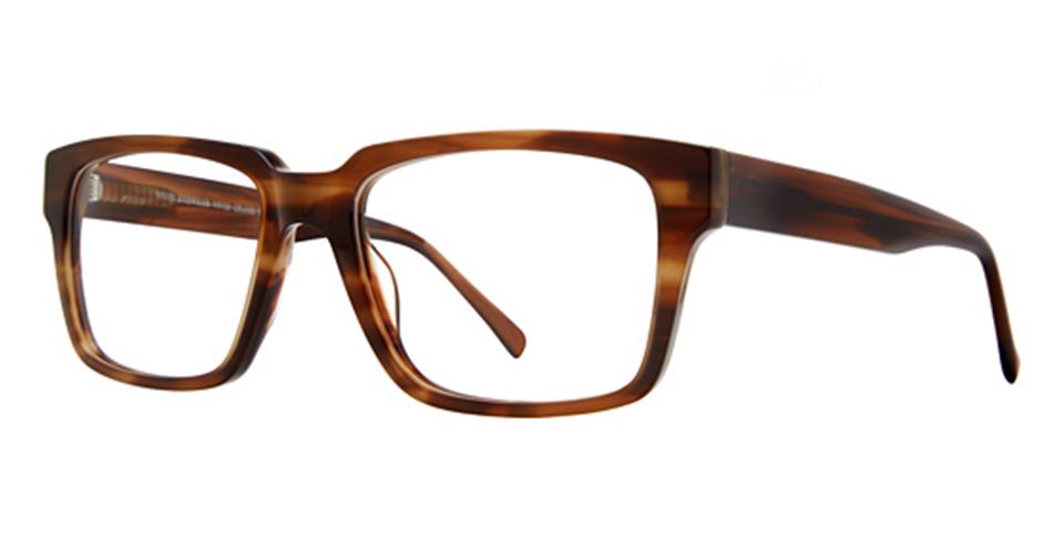 The Vivid Grand 7506 eyeglasses feature a timeless style with a sleek combination of brown and black high-quality plastic.