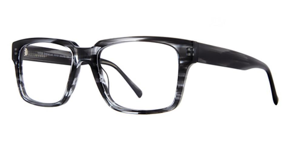 Discover the Vivid Grand 7506 eyeglasses, a pair of black and white glasses featuring timeless style crafted from high-quality plastic.